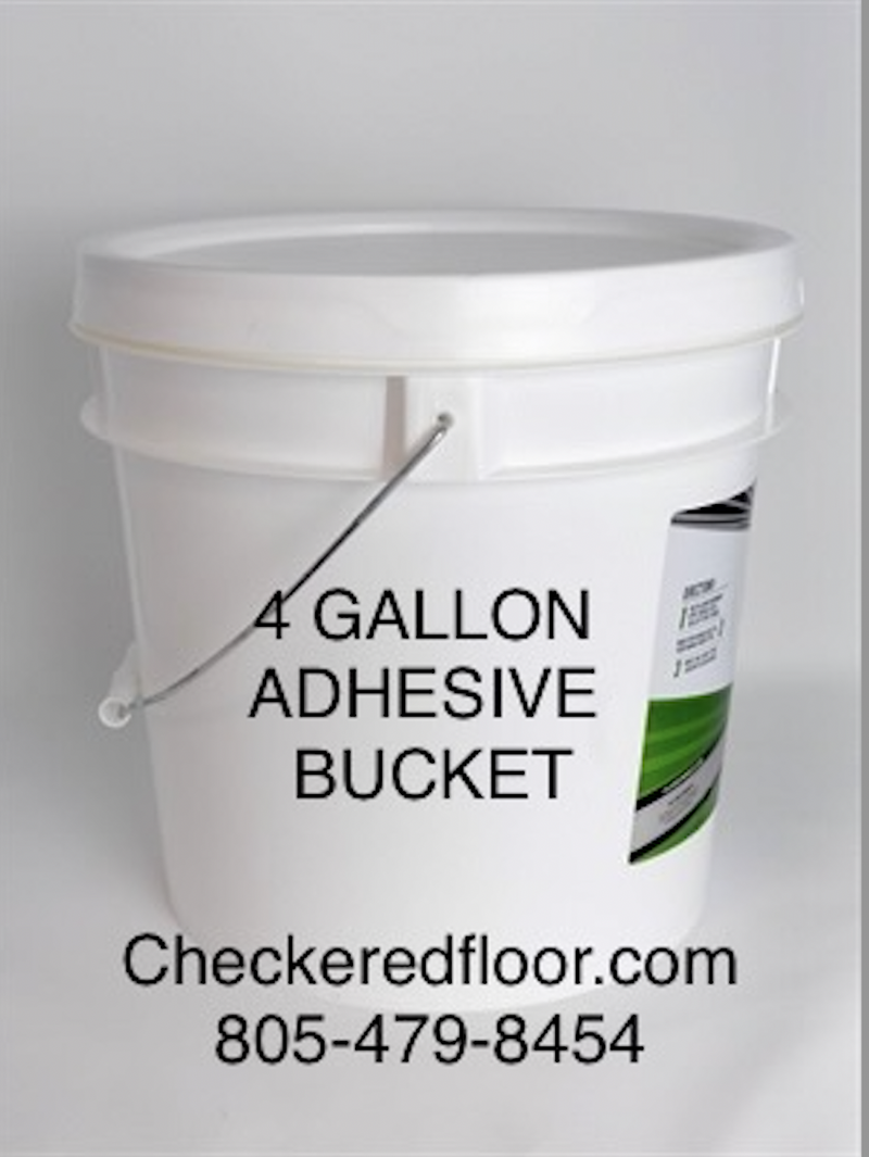 4 Gallon Pail of Pressure Sensitive Adhesive- FREE SHIPPING –